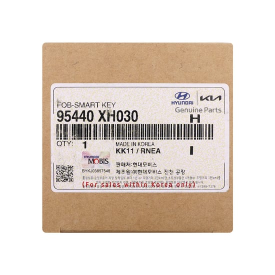 New Hyundai Nexo NH2 2025 Genuine / OEM Smart Remote Key 4+1 Buttons 433MHz OEM Part Number: 95440-XH030, 95440XH030 | MK3