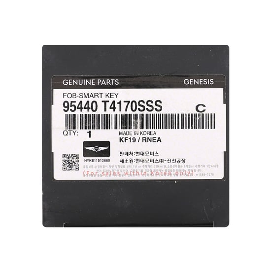 New Genesis G90 2025 Genuine / OEM Smart Remote Key 6+1 Buttons 433MHz OEM Part Number: 95440-T4170SSS , 95440T4170SSS | MK3