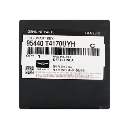 New Genesis G90 2025 Genuine / OEM Smart Remote Key 6+1 Buttons 433MHz OEM Part Number: 95440-T4170UYH , 95440T4170UYH | MK3