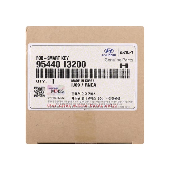 New Hyundai Kona 2022 Genuine / OEM Smart Remote Key 4+1 Buttons 433MHz OEM Part Number: 95440-I3200, 95440I3200 | MK3