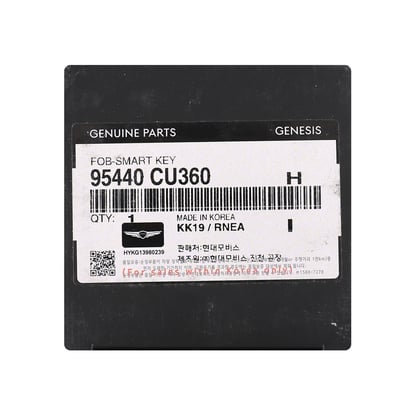 New Genesis GV60 2025 Genuine / OEM Smart Remote Key 7+1 Buttons 433MHz OEM Part Number: 95440-CU360, 95440CU360  | MK3