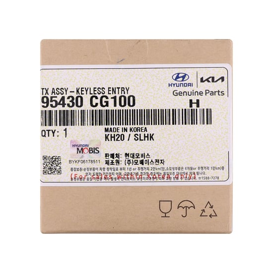 New Hyundai Staria Genuine / OEM Flip Remote Key 2+1 Buttons 433MHz OEM Part Number: 95430-CG100, 95430CG100  | MK3