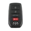 New Toyota Highlander 2024 Genuine / OEM Smart Remote Key 3+1 Buttons 314.35/ 312.11MHz OEM Part Number: 8990H-0E600, 8990H0E600 | MK3