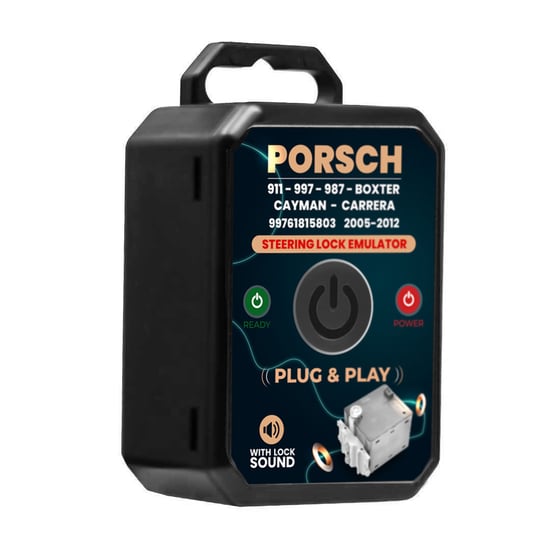 New MK3 Products Porsche 911, 997, 987 Boxster, Cayman, Carrera 2005-2012 Steering Lock Emulator Simulator With Lock Sound Plug and Start ( No Programming Required ) - Compatible Part Number: 99761815803 | MK3