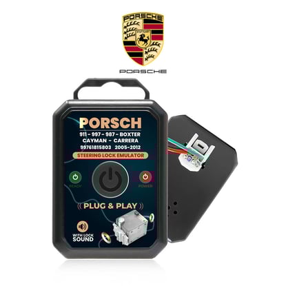 New MK3 Products Porsche 911, 997, 987 Boxster, Cayman, Carrera 2005-2012 Steering Lock Emulator Simulator With Lock Sound Plug and Start ( No Programming Required ) - Compatible Part Number: 99761815803 | MK3
