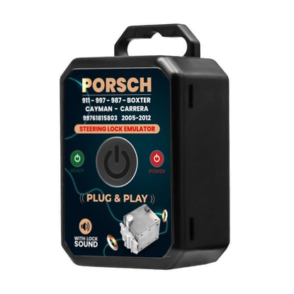 New MK3 Products Porsche 911, 997, 987 Boxster, Cayman, Carrera 2005-2012 Steering Lock Emulator Simulator With Lock Sound Plug and Start ( No Programming Required ) - Compatible Part Number: 99761815803 | MK3