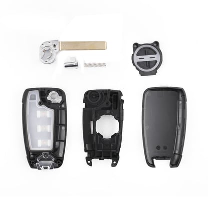 New Aftermarket Hyundai Flip Remote Key Shell 3 Buttons Suv Trunk High Quality Best Price | MK3