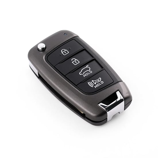New Aftermarket Hyundai Flip Remote Key Shell 3+1 Buttons Suv Trunk High Quality Best Price | MK3
