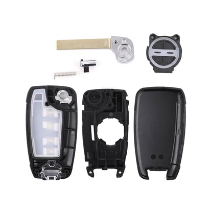 New Aftermarket Hyundai Flip Remote Key Shell 3+1 Buttons Suv Trunk High Quality Best Price | MK3
