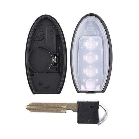 New Aftermarket Nissan Kicks Rogue 2021 Smart Remote Key Shell 3+1 Buttons Auto Start With Light Indicator High Quality Best Price | MK3