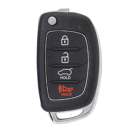 New Aftermarket Hyundai Sonata 2015-2017 Flip Remote Key 4 Buttons 433MHz Compatible Part Number: 95430-C1000 / 95430-C1100 , 95430C1000 / 95430C1100 - FCC ID: TQ8-RKE-4F16 | MK3