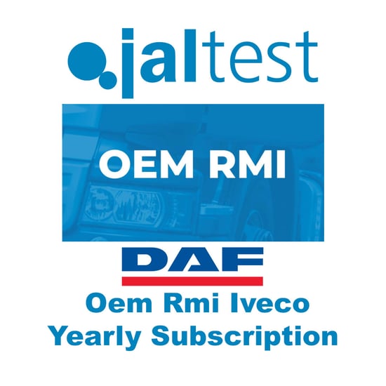 MK3. Jaltest - OEM RMI DAF . Yearly Subscription | MK3