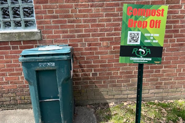 Rubber City Reuse Bella Dora Apt. Compost Drop-Off