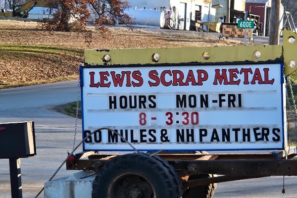 Lewis Scrap Metal Burnt Prairie