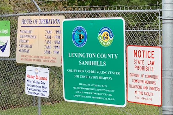 Lexington County Collection and Recycling Center at Sandhills in West Columbia