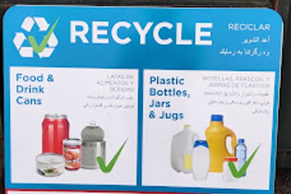 Recycling drop off