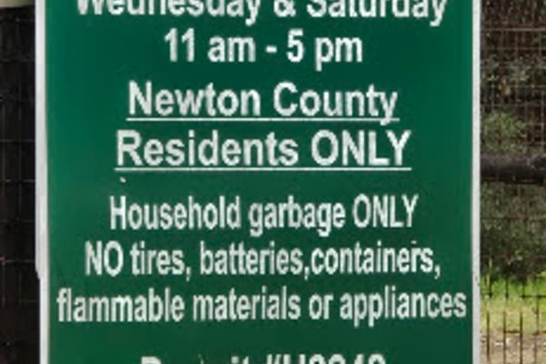 Newton County Pct.2 Citizen Collection Station (Garbage)