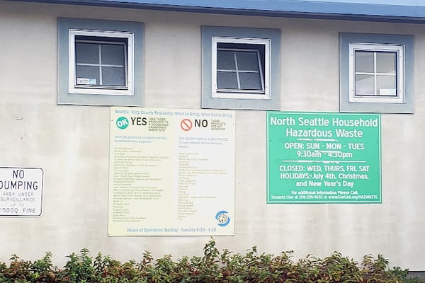King County Household Hazardous Waste Facility - North Seattle