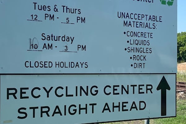 Sherman Recycling Department