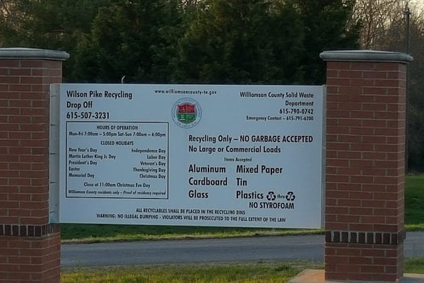 Wilson Pike Drop-off Recycling Center