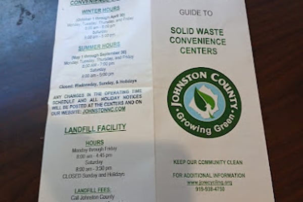 Johnston County 39/42 Convenience Center