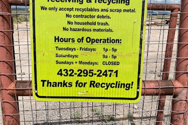 Marfa Recycling Center