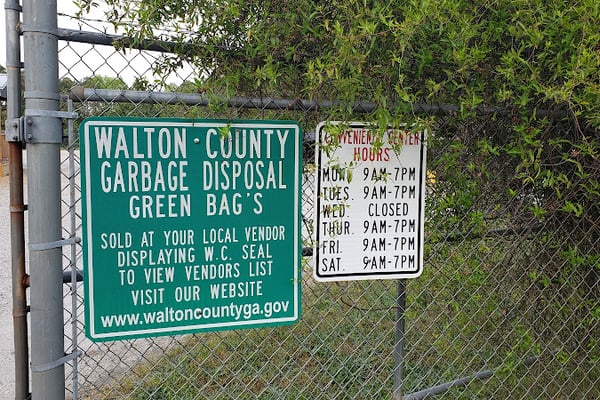 Bold Springs recycling center
