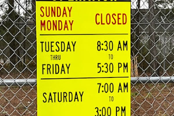 Columbia County Recycling Center - Grovetown Facility