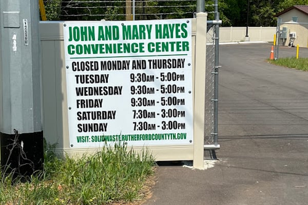 Rockvale Convenience Center