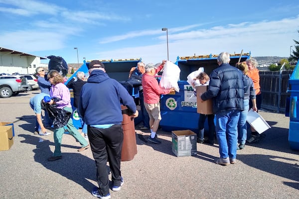 Recycling Dropoff @ DCSD West Support Center