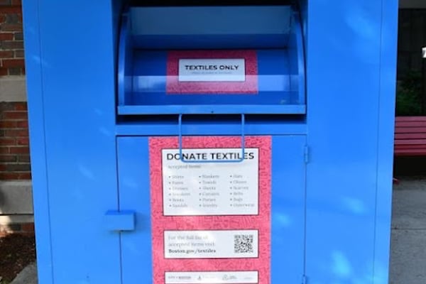 Boston Textile Recycling Drop Box