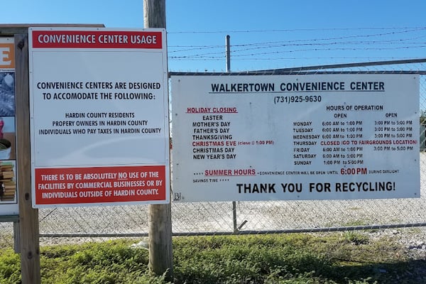 Hardin County Solid Waste Convenience Center