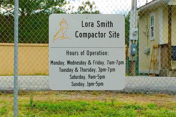 Lora Smith Compactor Site