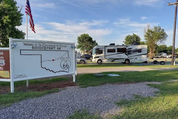 Territory Route 66 RV Park & Campgrounds, Take Exit 101, Hinton, Oklahoma