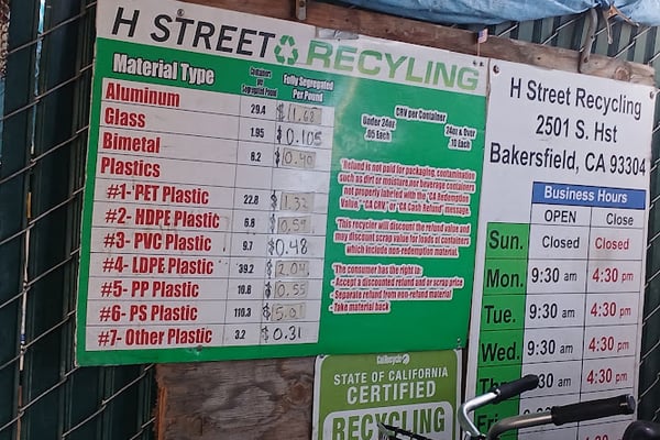 H Street Recycling