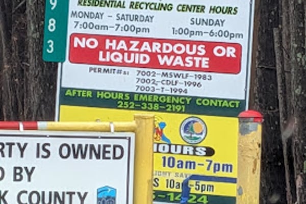 Elizabeth city landfill
