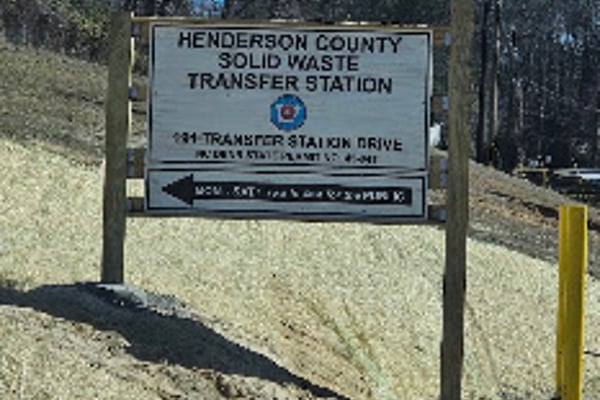 Henderson County Recycling Station
