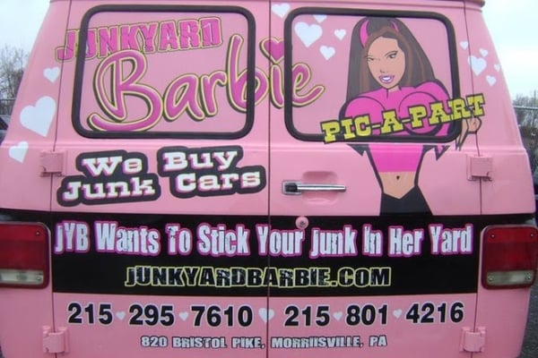 Pic-A-Part Home of Junk Yard Barbie