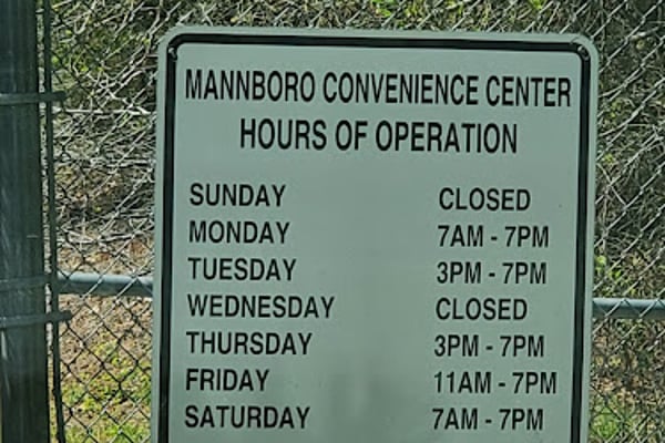 Mannboro convenience center