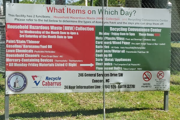 Cabarrus County Recycling