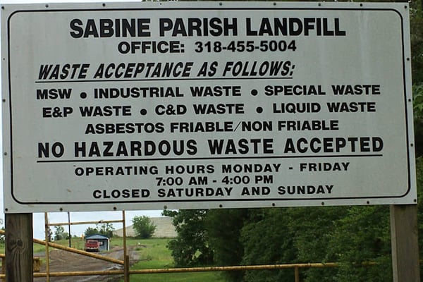 Sabine Parish Landfill