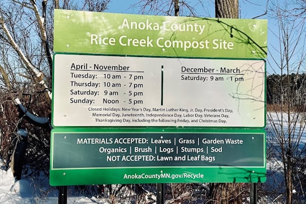Anoka County Rice Creek Compost Site