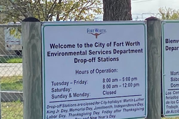 Southeast Drop-off Station - Fort Worth Recycling
