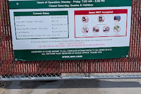 WM Fond Du Lac Recycling Facility