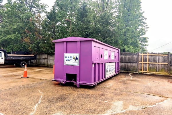 Purple Box Glass Recycling
