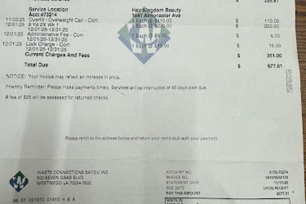 WASTE CONNECTIONS - GREATER NEW ORLEANS