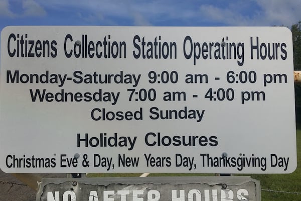 Chambers county trash dump