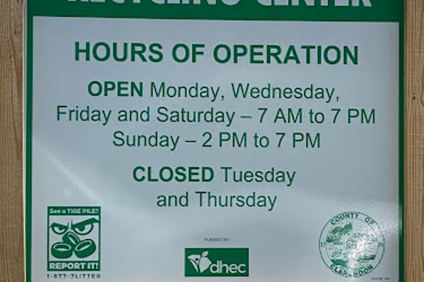 Clarendon County Recycling Center - Davis Station