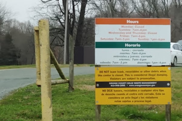High Rock Rd. Waste & Recycling Center