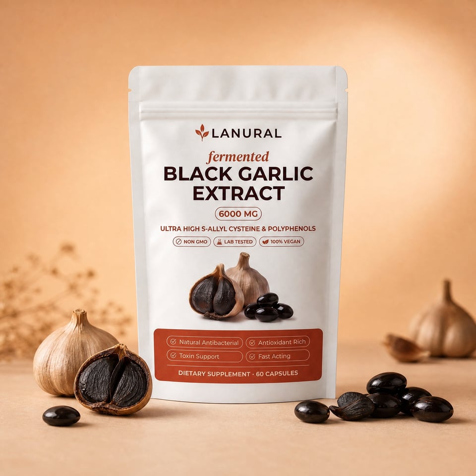 Lanural Fermented Black Garlic